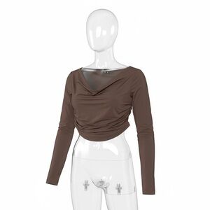 Aritzia Dusty Purple Long Sleeve Top